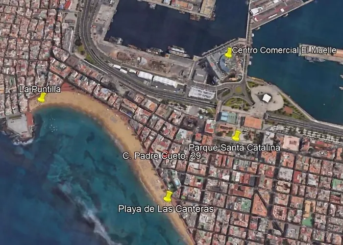 Flatguest Blue Sea - Canteras Beach - Balcony